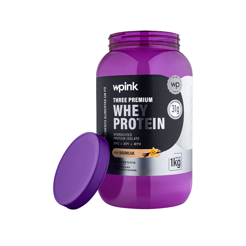 three premium whey protein baunilha 3W - (1kg) - wp