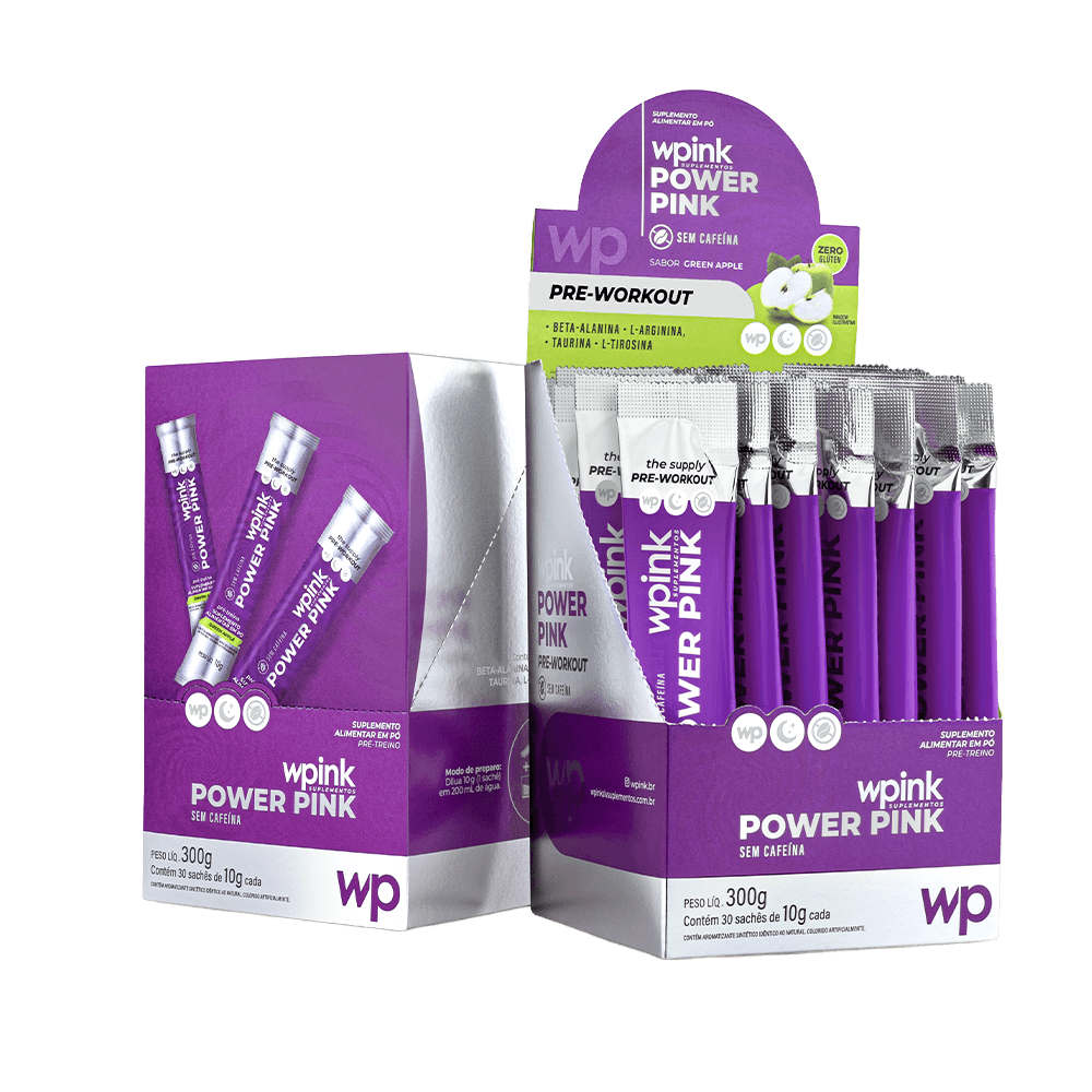Kit Completo de Suplementos Wpink: Cabelos, Unhas, Treino, Sono, Colágeno e Whey